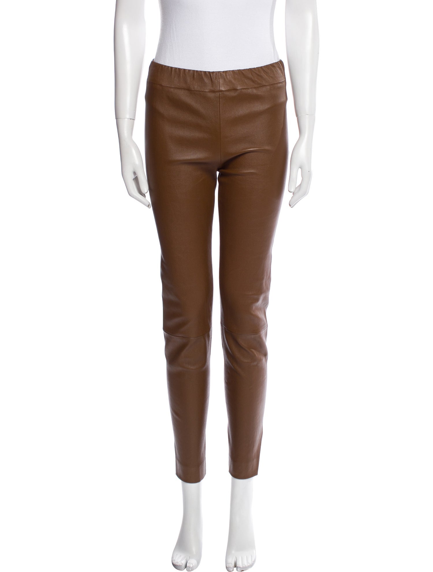 The Row Lambskin Skinny Leg Pants