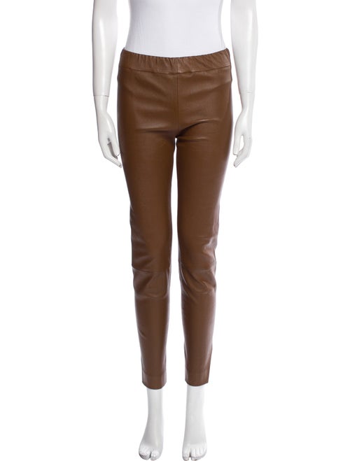 The Row Lambskin Skinny Leg Pants