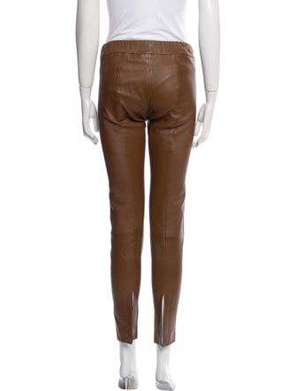 The Row Lambskin Skinny Leg Pants