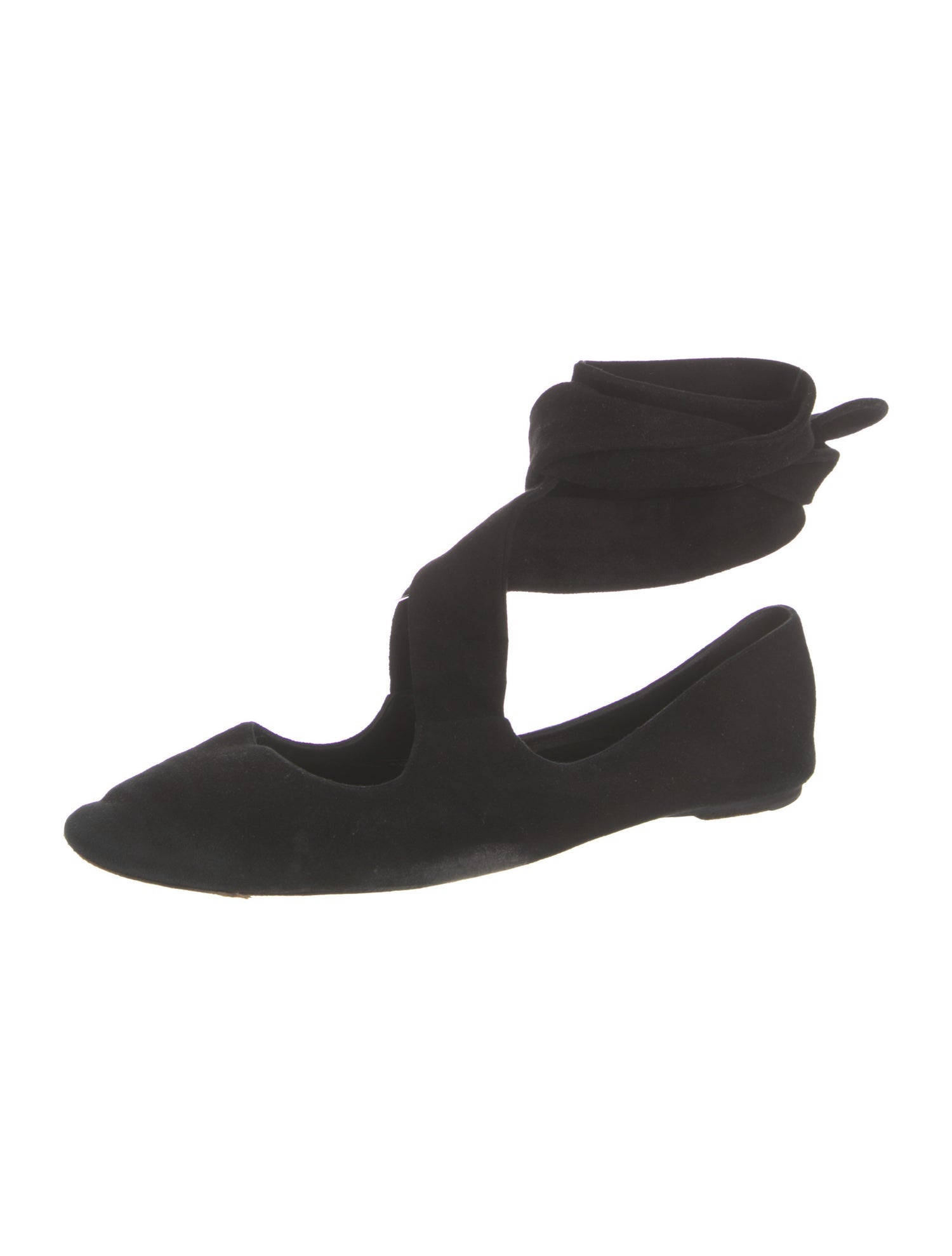 The Row Elodie Suede Ballet Flats