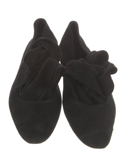 The Row Elodie Suede Ballet Flats