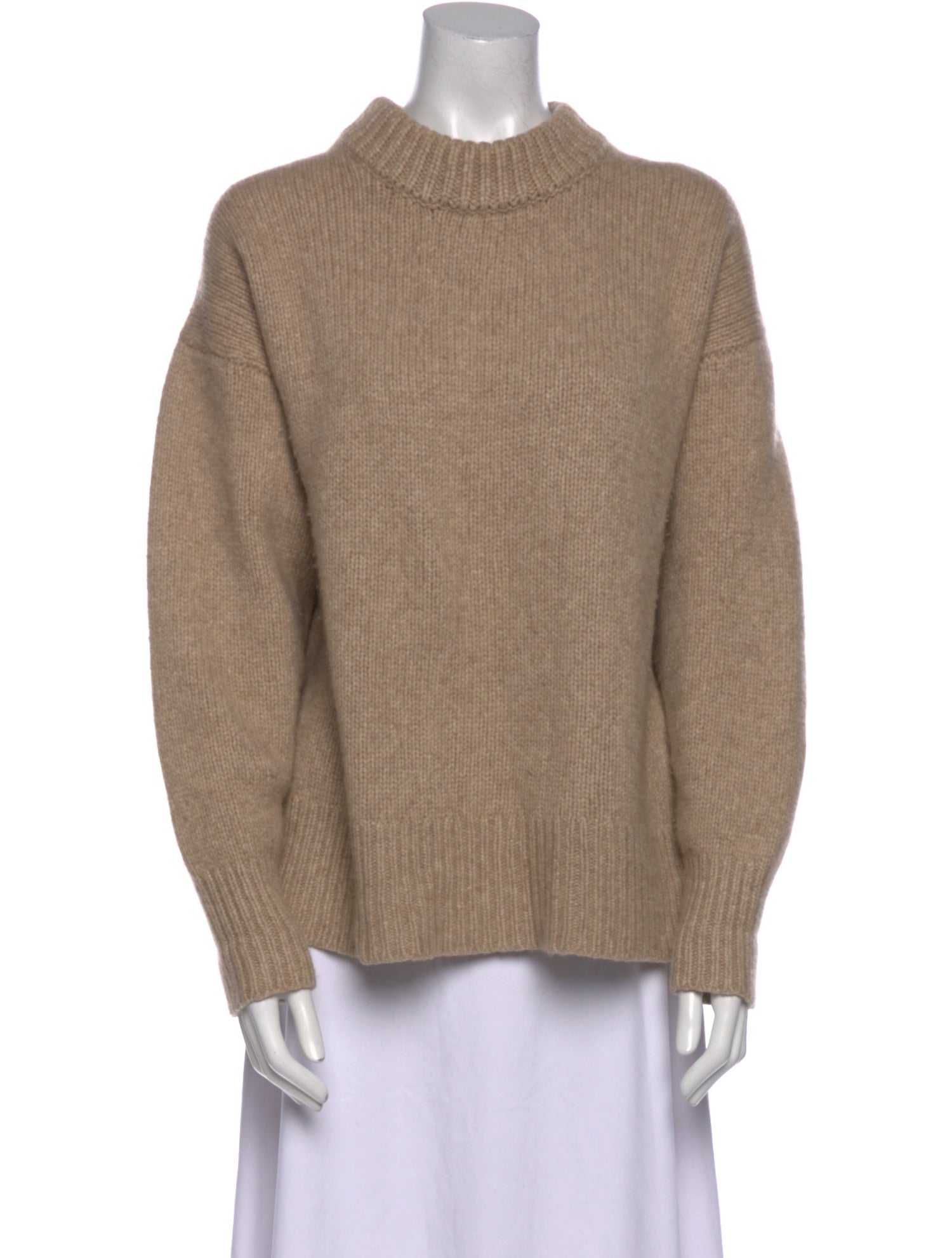 The Row Cashmere Mock Neck Sweater
