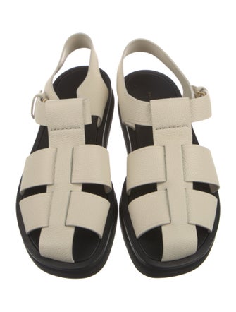 The Row Fisherman Leather Sandals
