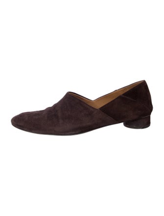 The Row Noelle Suede Flats