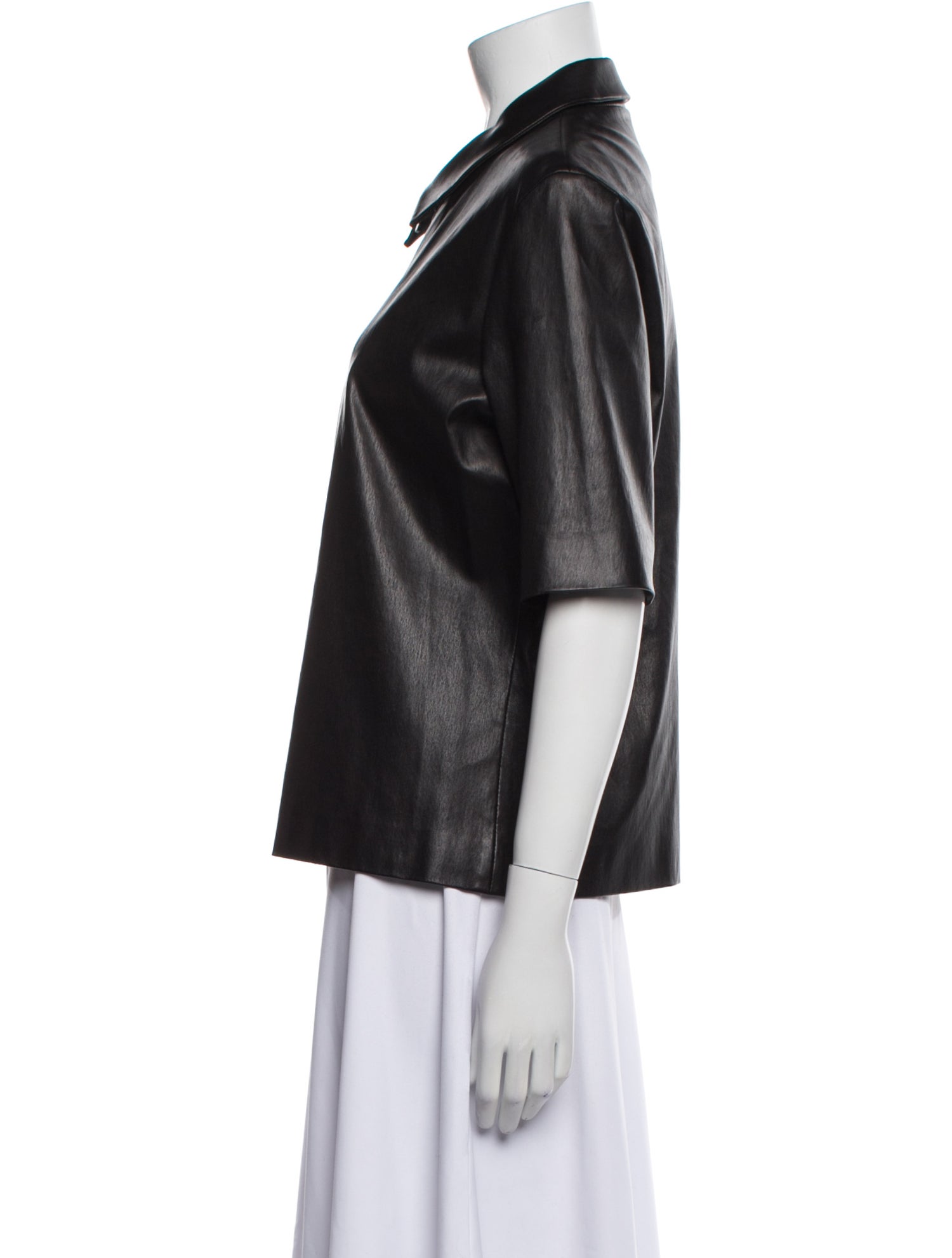 The Row Leather Evening Jacket