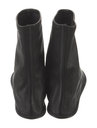 The Row Mid Sock Leather Boots