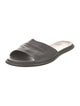 The Row Canal Leather Slides