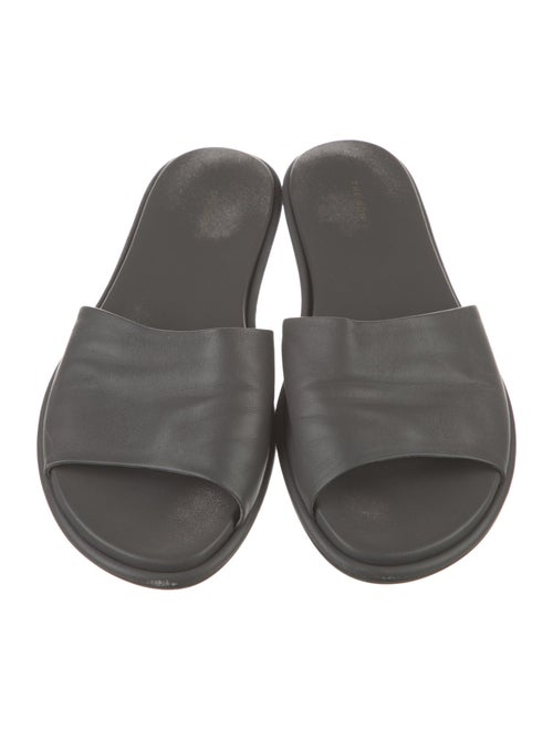 The Row Canal Leather Slides