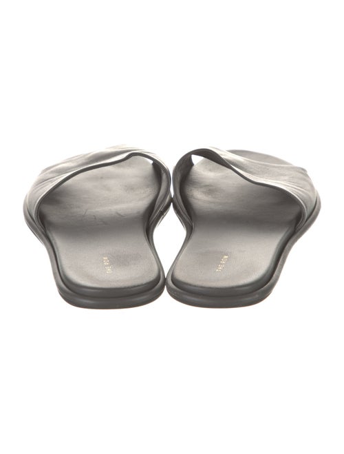 The Row Canal Leather Slides