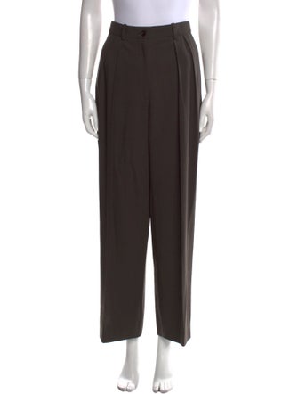 The Row Virgin Wool Wide Leg Pants