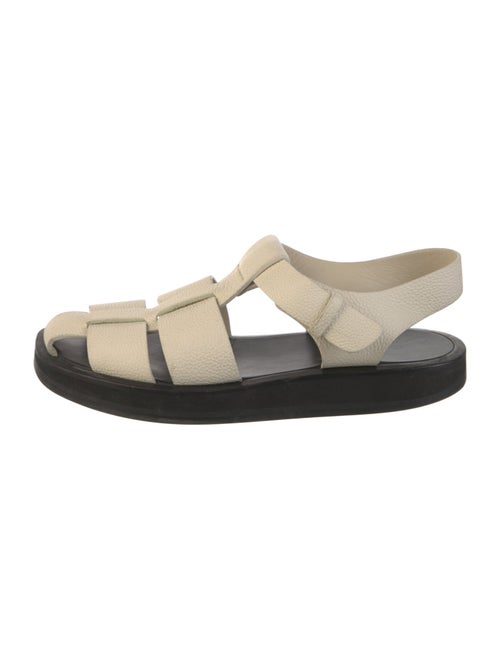 The Row Fisherman Leather Slingback Sandals