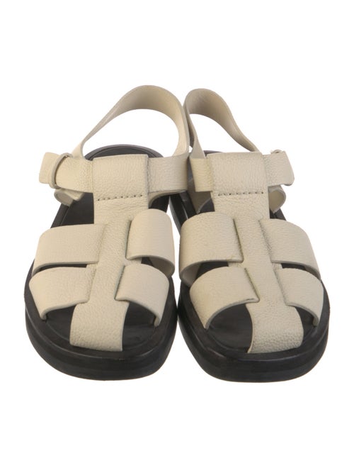 The Row Fisherman Leather Slingback Sandals