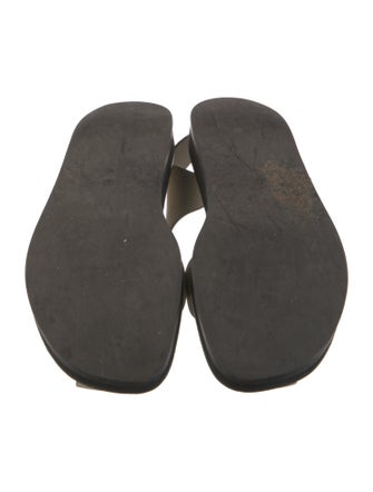 The Row Fisherman Leather Slingback Sandals