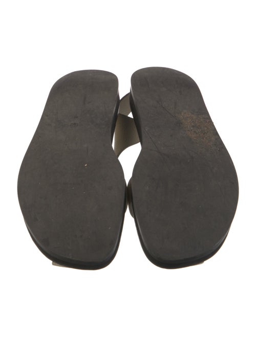 The Row Fisherman Leather Slingback Sandals