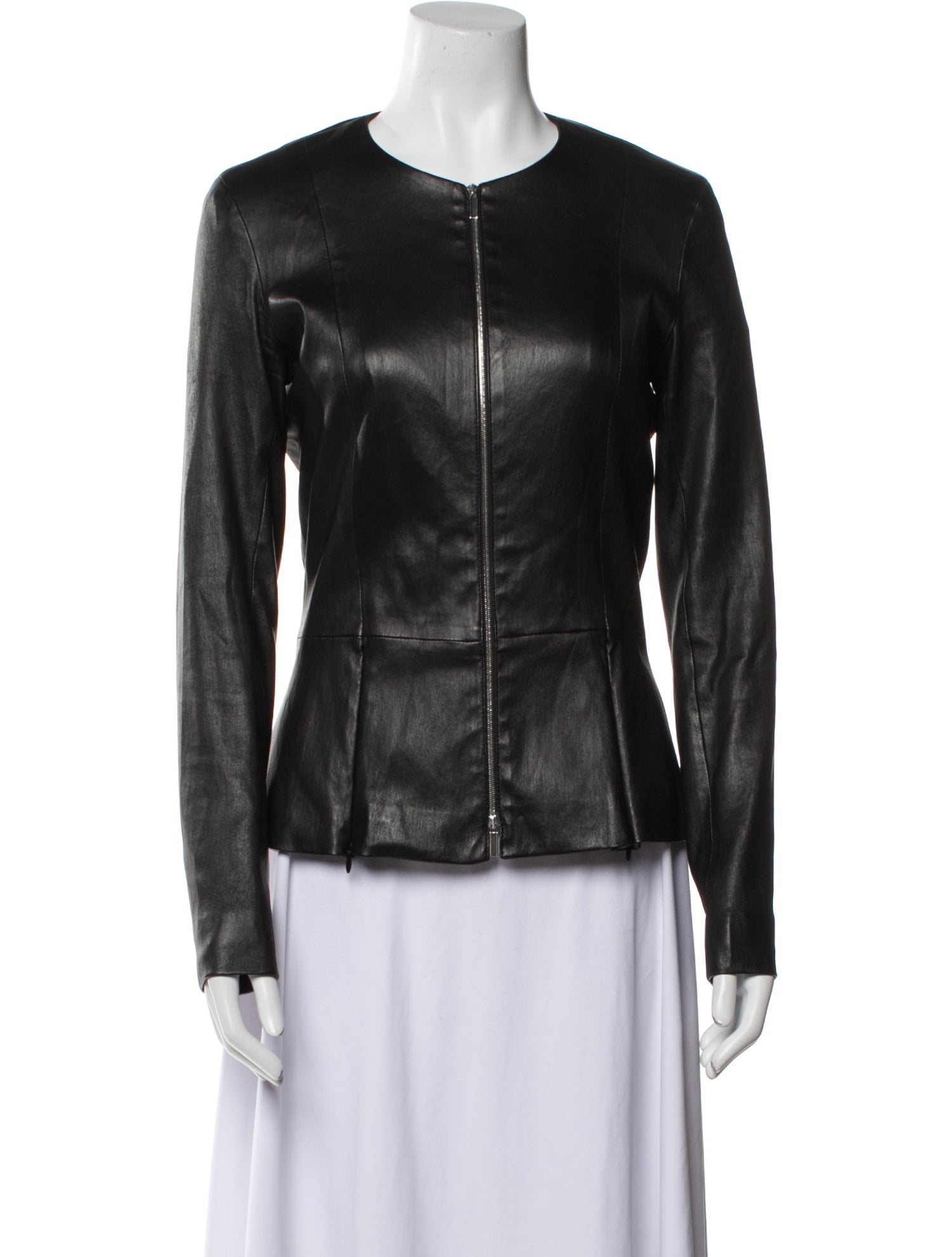 The Row Leather Biker Jacket