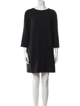 The Row Bateau Neckline Mini Dress