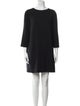 The Row Bateau Neckline Mini Dress