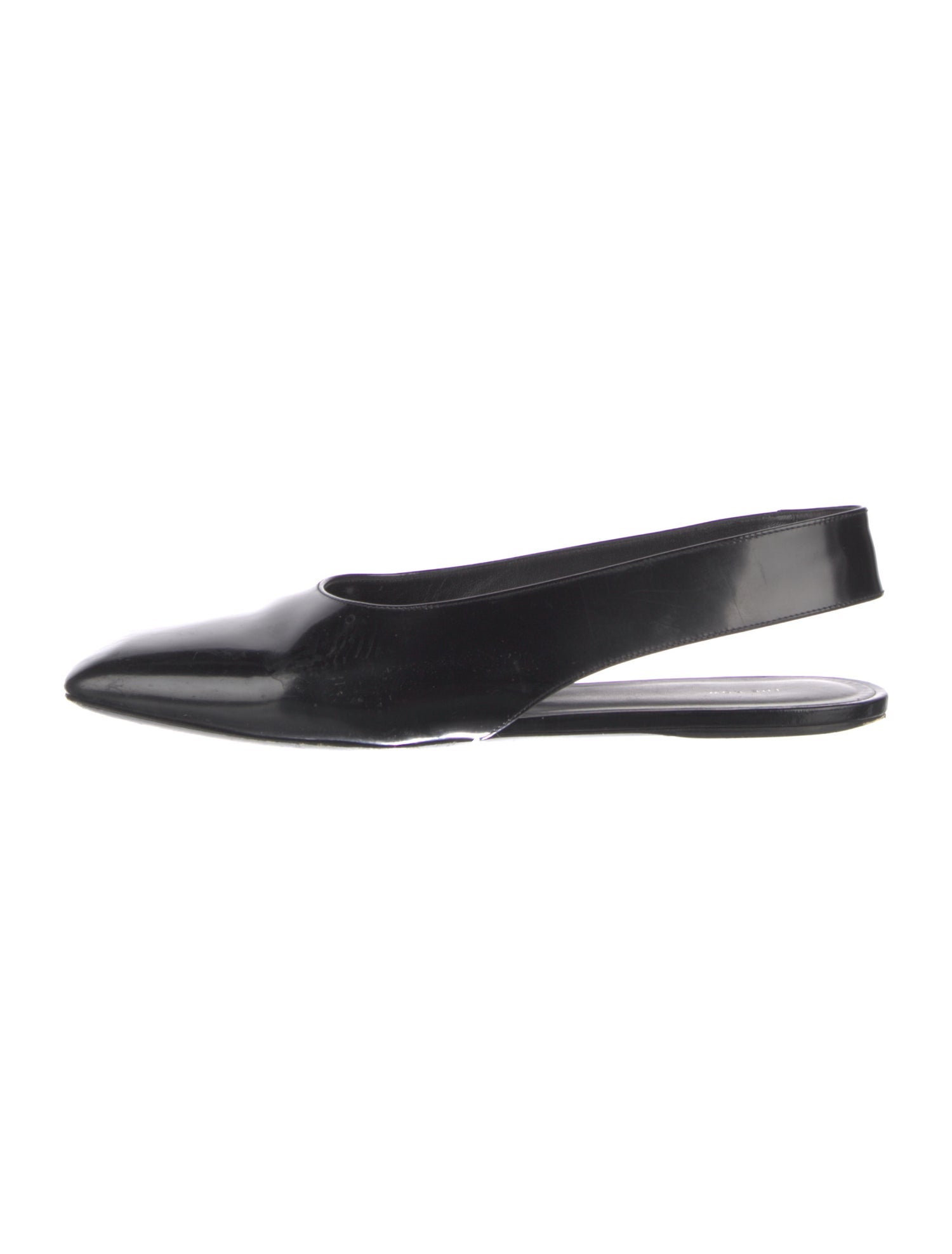 The Row Leather Slingback Flats