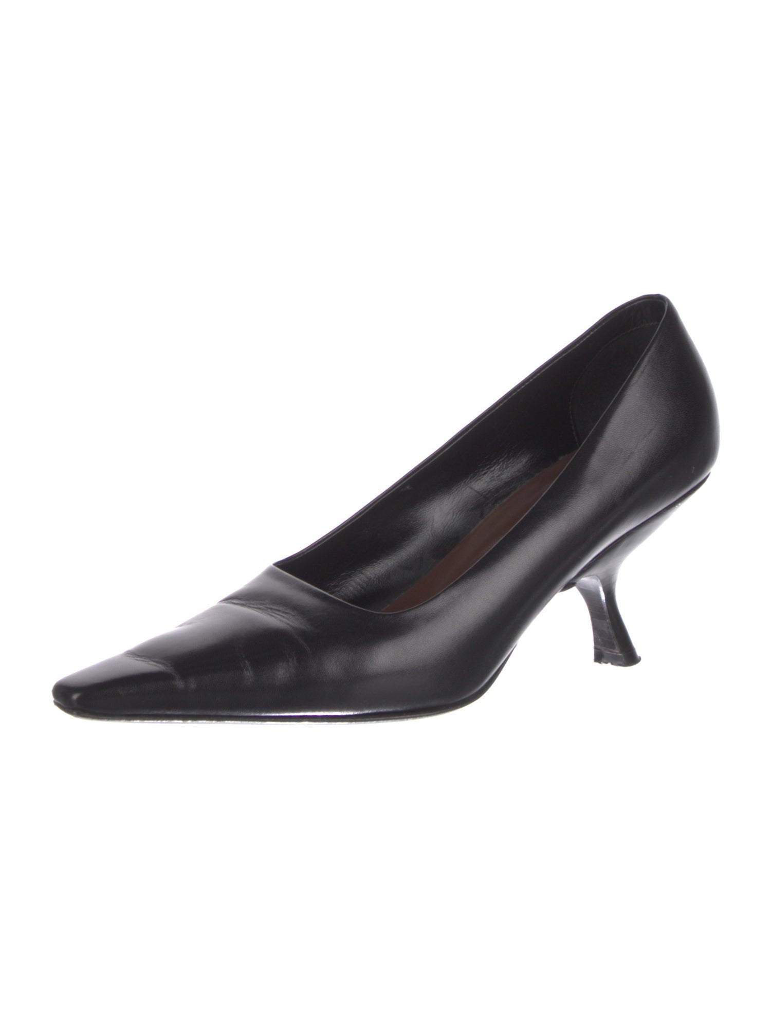 The Row Leather Pumps