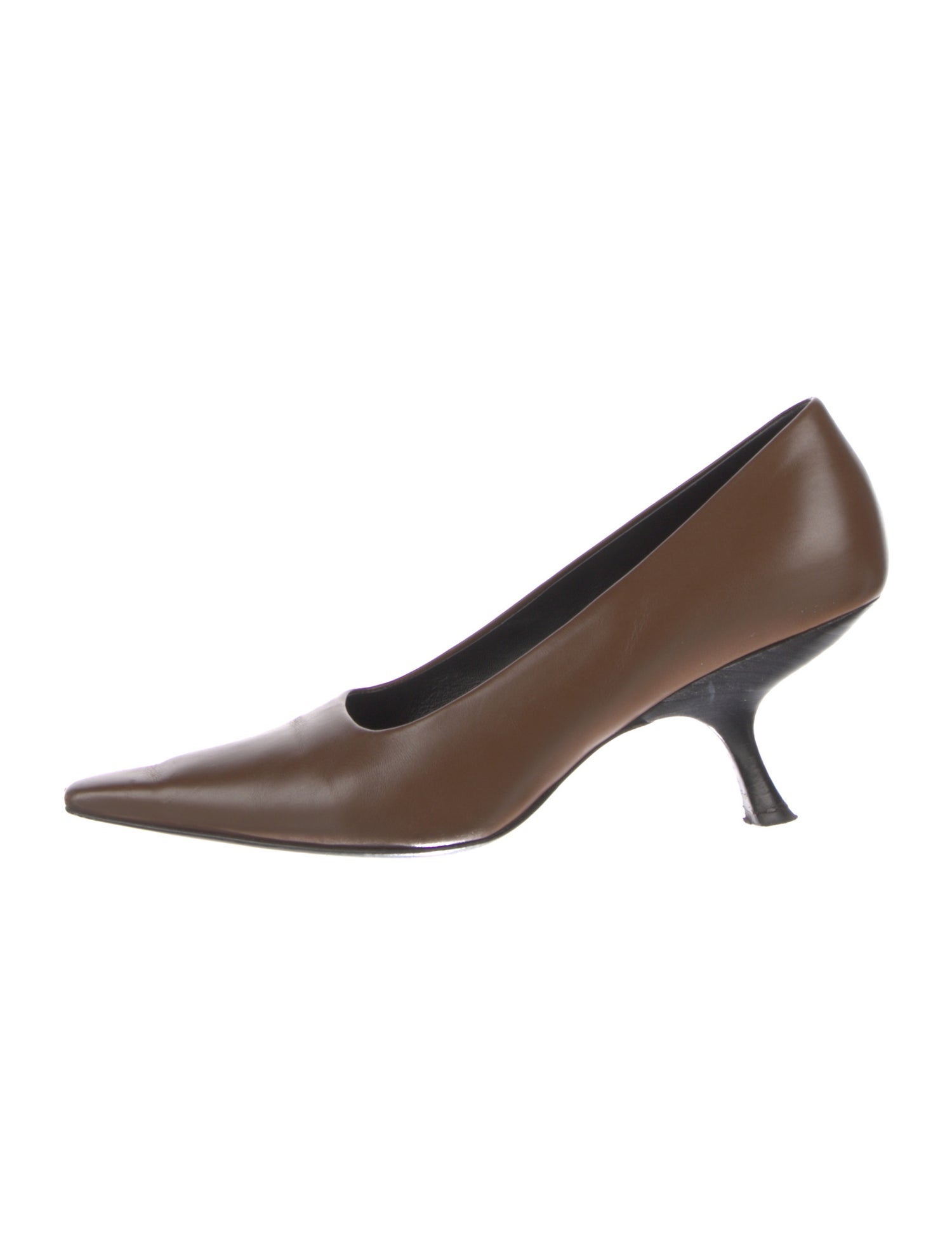The Row Leather Pumps