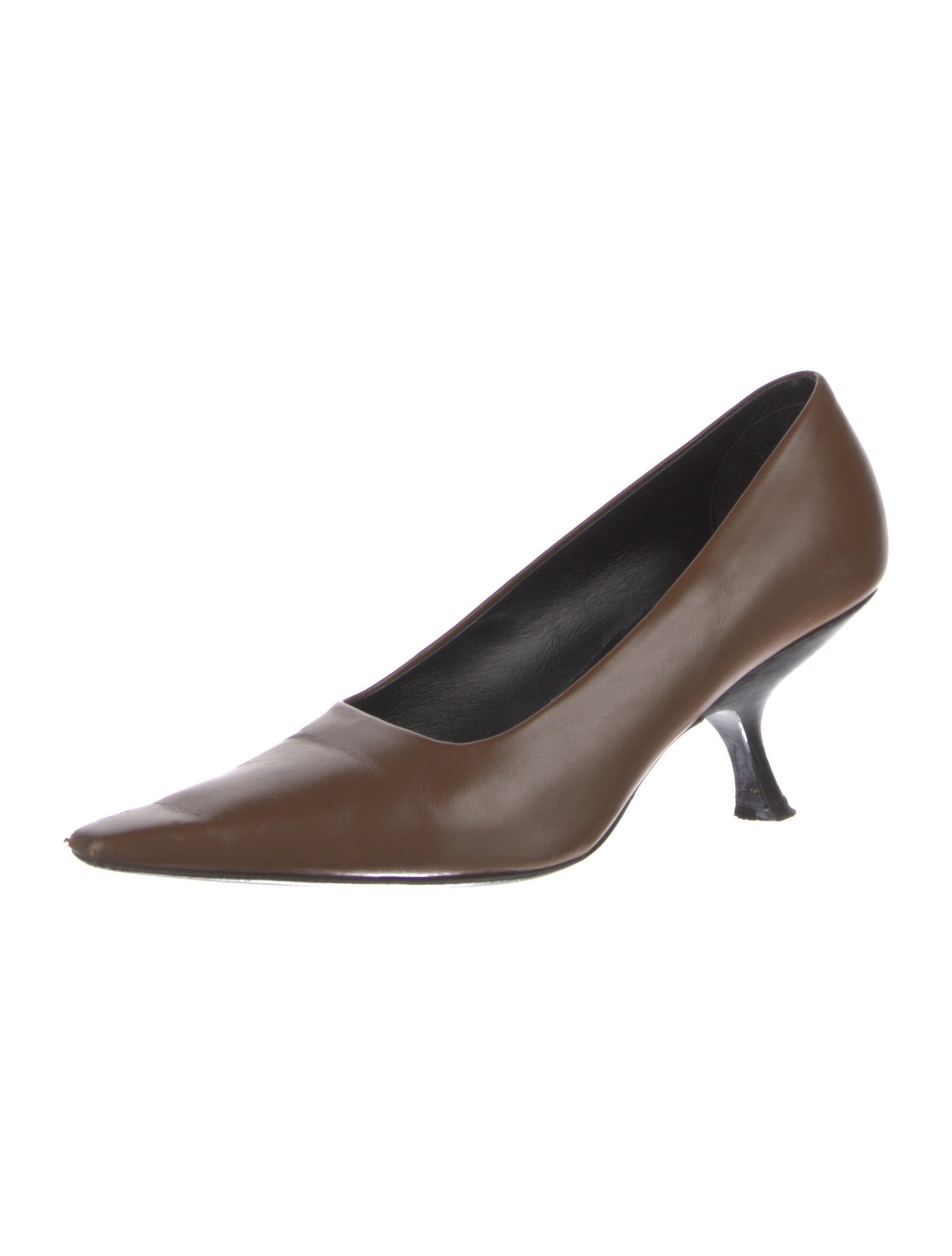 The Row Leather Pumps