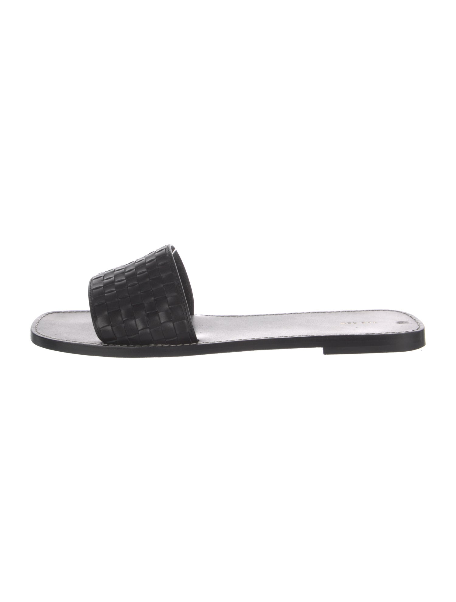 The Row Leather Slides
