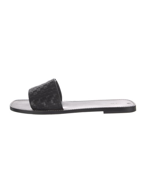 The Row Leather Slides