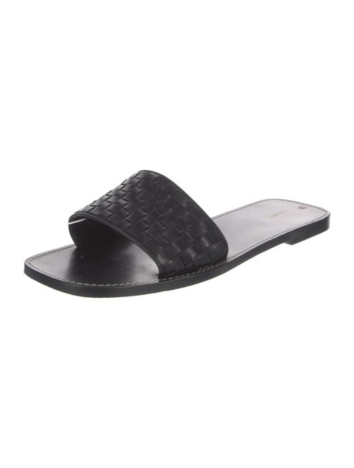 The Row Leather Slides