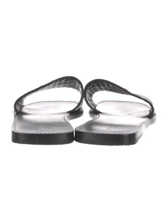 The Row Leather Slides