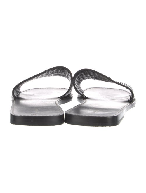 The Row Leather Slides