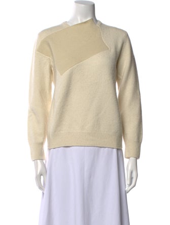 The Row Merino Wool Bateau Neckline Sweater