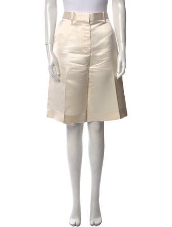 The Row Silk Knee-Length Shorts