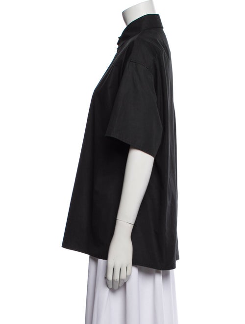 The Row Short Sleeve Button-Up Top