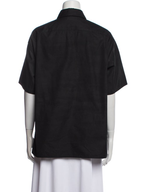 The Row Short Sleeve Button-Up Top