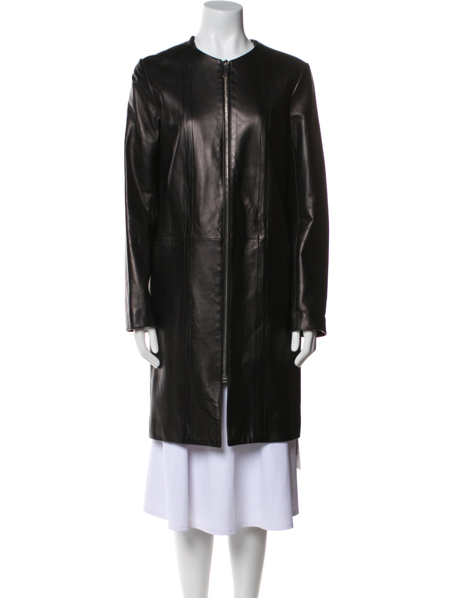 The Row Leather Coat