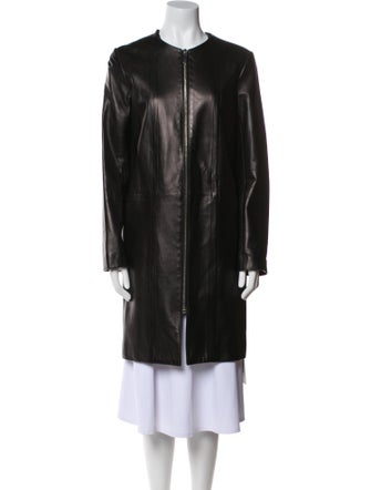 The Row Leather Coat