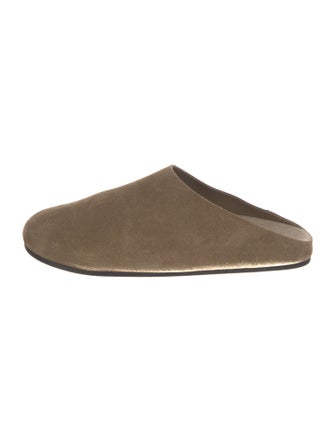The Row Suede Mules
