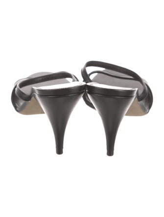 The Row Vika Leather Slides