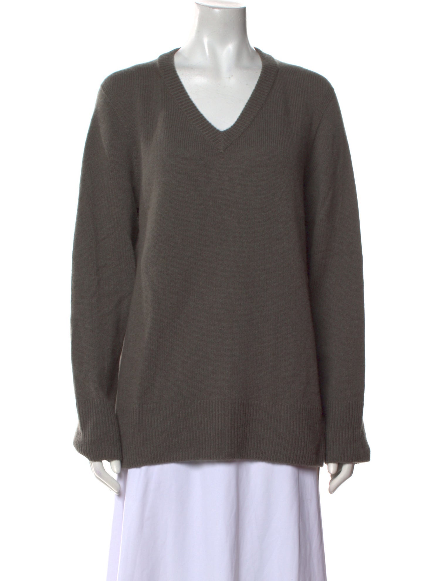 The Row Wool V-Neck Sweater