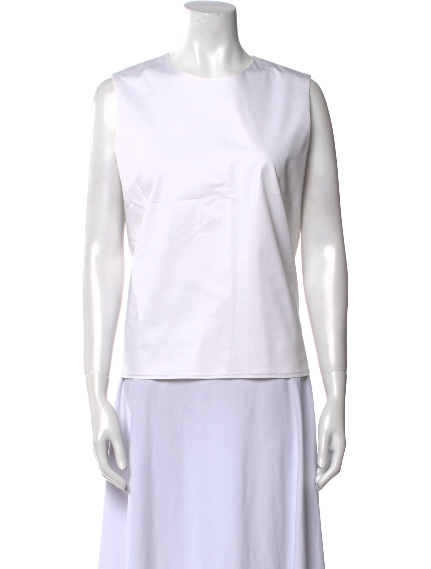 The Row Crew Neck Sleeveless Top