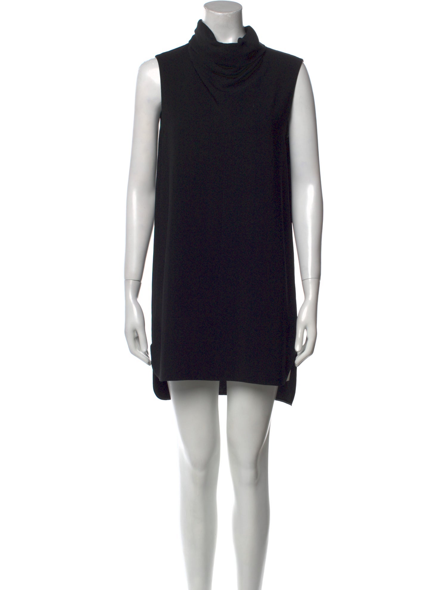 The Row Cowl Neck Sleeveless Mini Dress