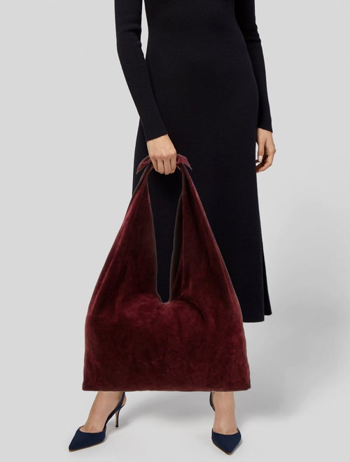 The Row Suede Bindle