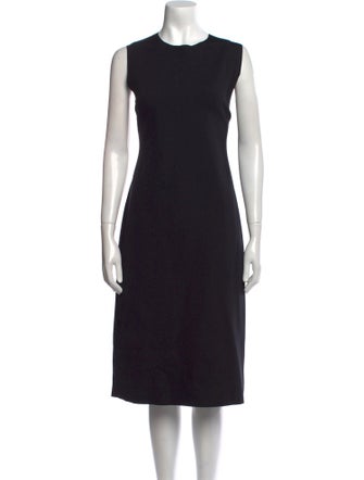 The Row Crew Neck Midi Length Dress