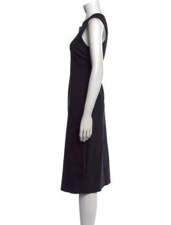 The Row Crew Neck Midi Length Dress