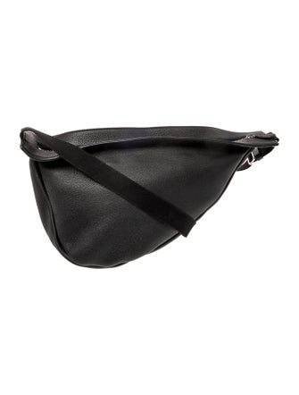 The Row Leather Slouchy Banana Large