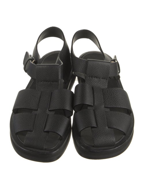 The Row Gaia Leather Slingback Flats