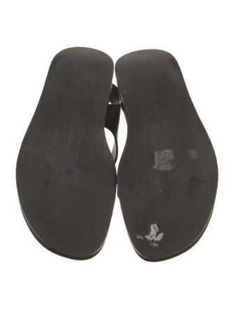 The Row Gaia Leather Slingback Flats