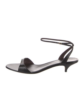 The Row Leather Slingback Sandals