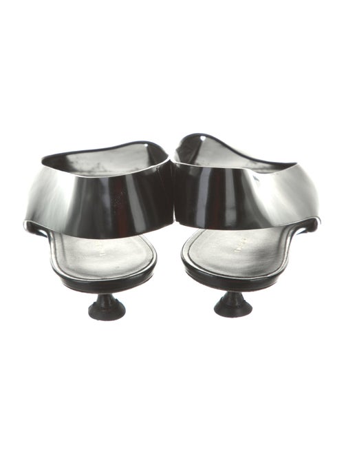 The Row Patent Leather Slingback Flats