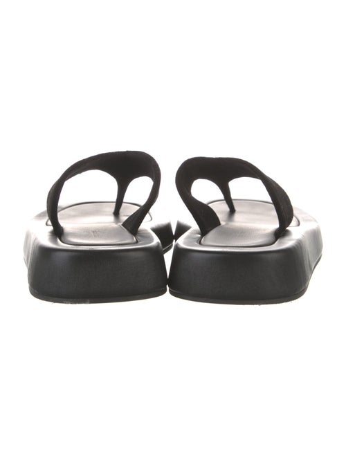 The Row Ginza Suede Slides